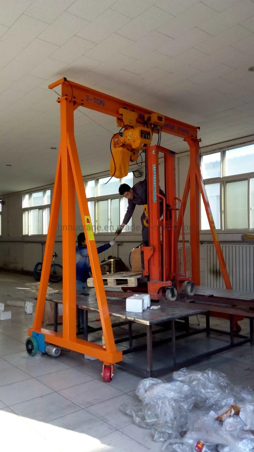 1 Ton 2 Ton 3 Ton 5 Ton Portable Mobile Adjustable Gantry Crane